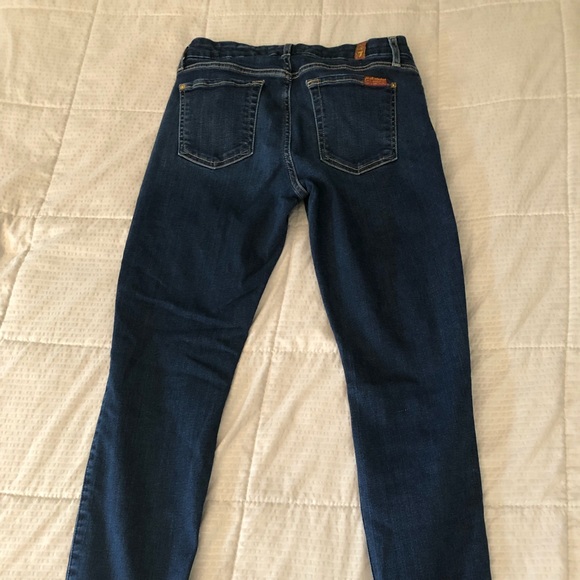 7 for all mankind size 27 skinny jeans - Picture 3 of 4
